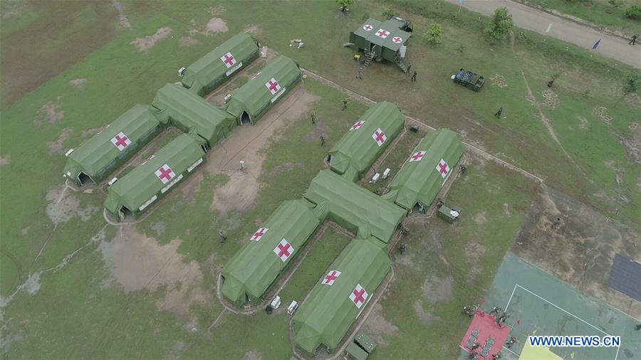 LAOS-VIENTIANE-CHINA-PEACE TRAIN-JOINT RESCUE DRILL