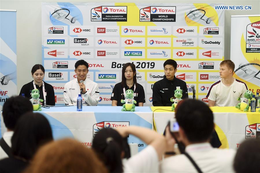 (SP)SWITZERLAND-BASEL-BWF-WORLD CHAMPIONSHIPS-PRESS CONFERENCE