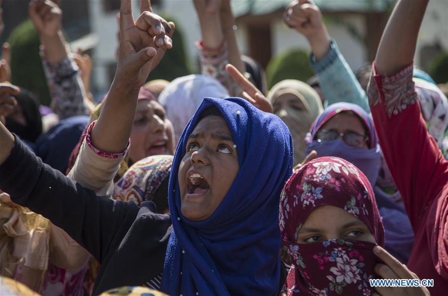 KASHMIR-SRINAGAR-PROTEST