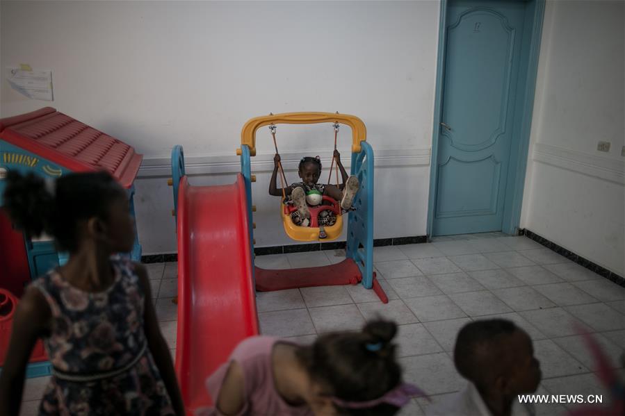 LIBYA-TRIPOLI-DISPLACED CHILDREN