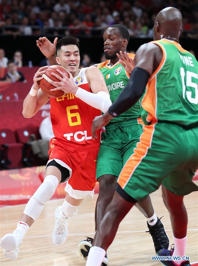 (SP)CHINA-BEIJING-BASKETBALL-FIBA WORLD CUP-GROUP A-CHN VS CIV (CN)