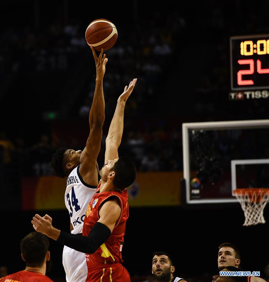 (SP)CHINA-NANJING-BASKETBALL-FIBA WORLD CUP-GROUP F-GREECE VS MONTENEGRO (CN)