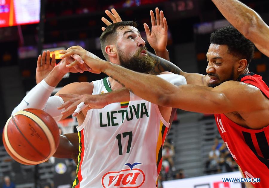 (SP)CHINA-DONGGUAN-BASKETBALL-FIBA WORLD CUP-GROUP H-LITHUANIA VS CANADA (CN)