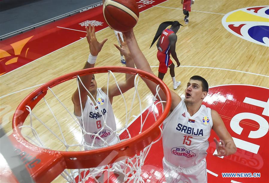 (SP)CHINA-WUHAN-BASKETBALL-FIBA WORLD CUP-GROUP J-SERBIA VS PUERTO RICO (CN)