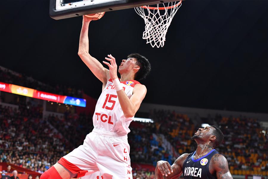 (SP)CHINA-GUANGZHOU-BASKETBALL-FIBA WORLD CUP-GROUP M-CHN VS KOR(CN)