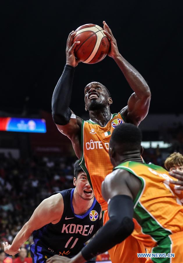 (SP)CHINA-GUANGZHOU-BASKETBALL-FIBA WORLD CUP-GROUP M-KOR VS CIV (CN)