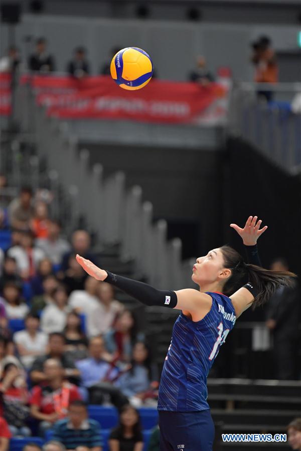 (SP)JAPAN-YOKOHAMA-VOLLEYBALL-WOMEN'S WORLD CUP-JPN VS KOR