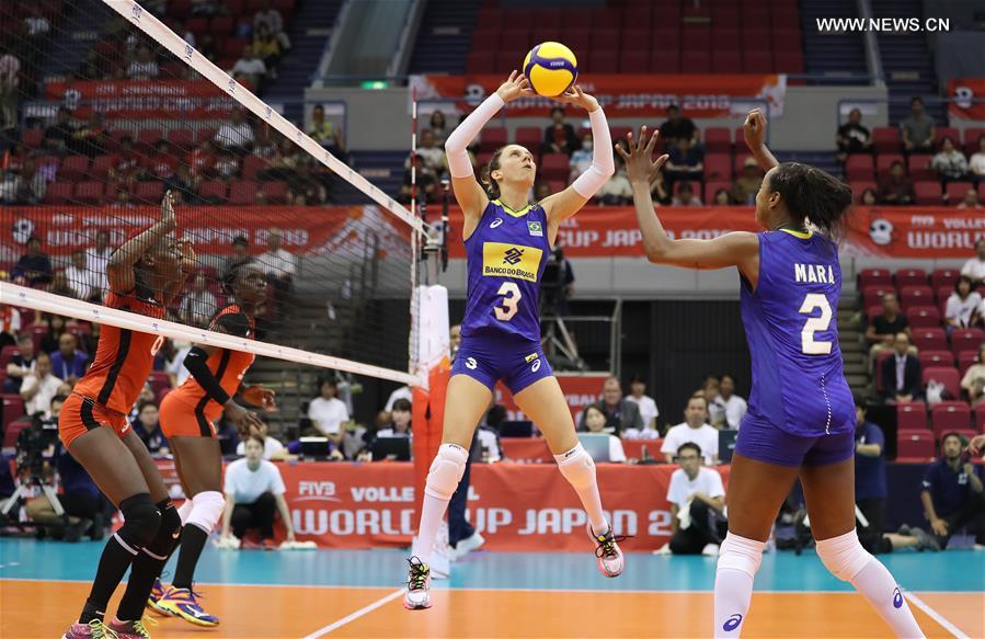 (SP)JAPAN-HAMAMATSU-VOLLEYBALL-WOMEN'S WORLD CUP-KENYA VS BRAZIL