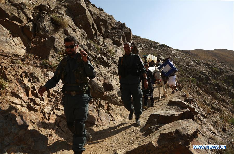 AFGHANISTAN-PANJSHIR-ELECTION MATERIALS-TRANSPORT