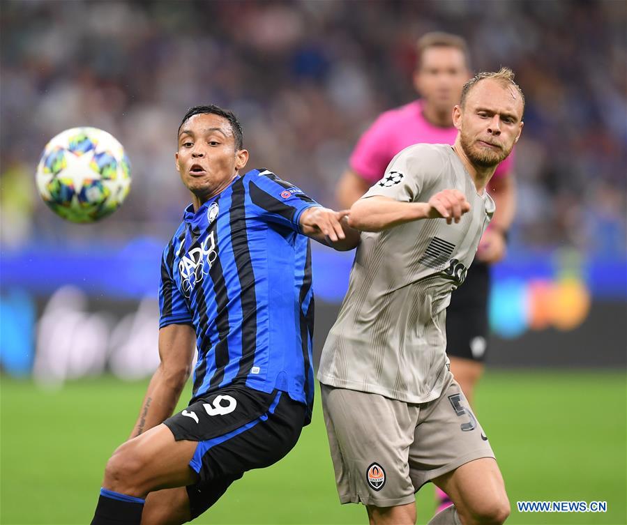 (SP)ITALY-MILAN-SOCCER-CHAMPIONS LEAGUE-ATALANTA VS SHAKHTAR DONETSK