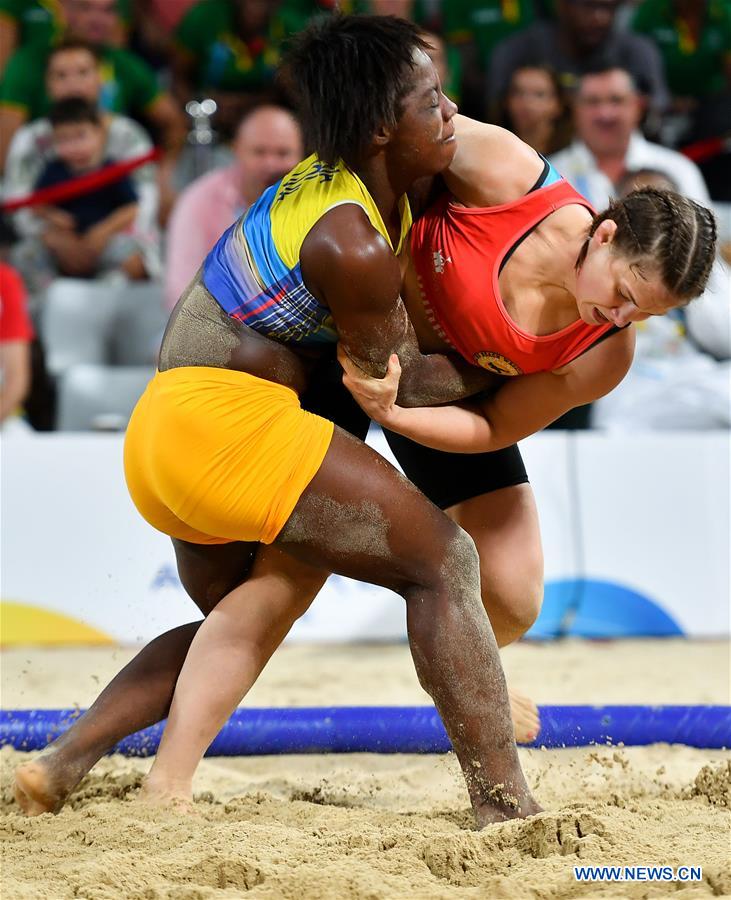 (SP)QATAR-DOHA-WORLD BEACH GAMES-WOMEN'S BEACH WRESTLING