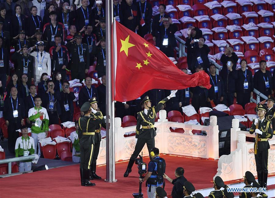 (SP)CHINA-WUHAN-7TH MILITARY WORLD GAMES-OPENING CEREMONY