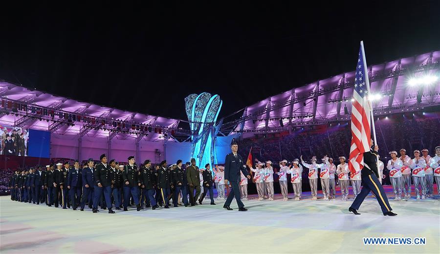 (SP)CHINA-WUHAN-7TH MILITARY WORLD GAMES-OPENING CEREMONY