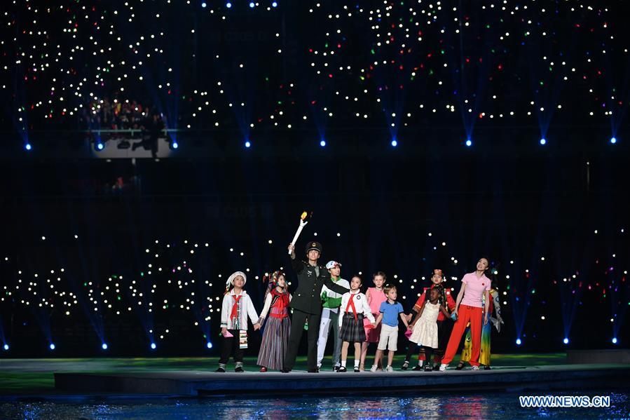 (SP)CHINA-WUHAN-7TH MILITARY WORLD GAMES-OPENING CEREMONY