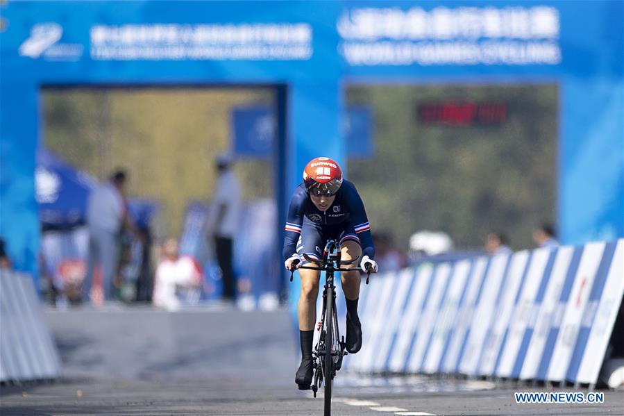 (SP)CHINA-WUHAN-7TH MILITARY WORLD GAMES-CYCLING ROAD-INDIVIDUAL TIME TRIAL WOMEN-FINAL