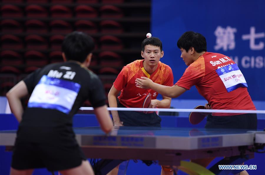 (SP)CHINA-WUHAN-7TH MILITARY WORLD GAMES-TABLE TENNIS(CN)