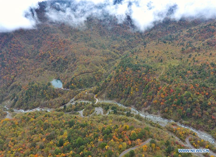 CHINA-SICHUAN-TIANQUAN-AUTUMN SCENERY (CN)