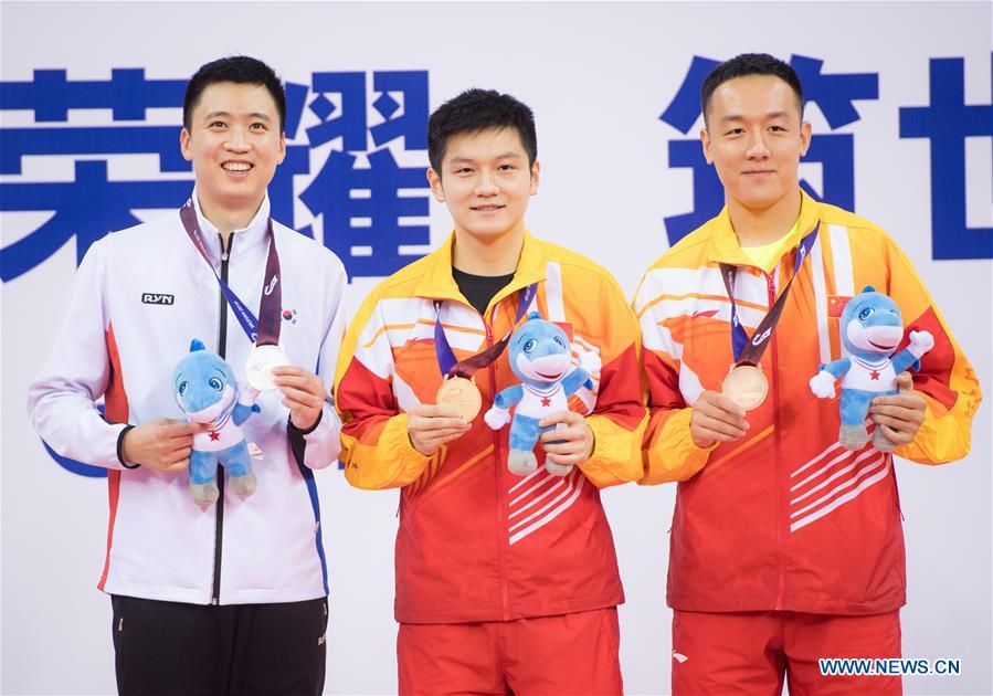 (SP)CHINA-WUHAN-7TH MILITARY WORLD GAMES-TABLE TENNIS