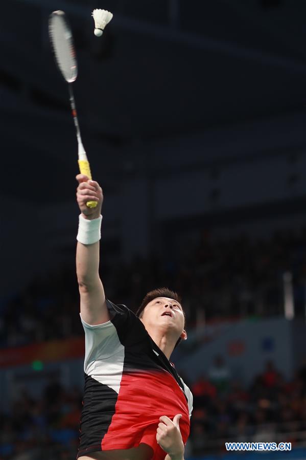 (SP)CHINA-WUHAN-7TH MILITARY WORLD GAMES-BADMINTON