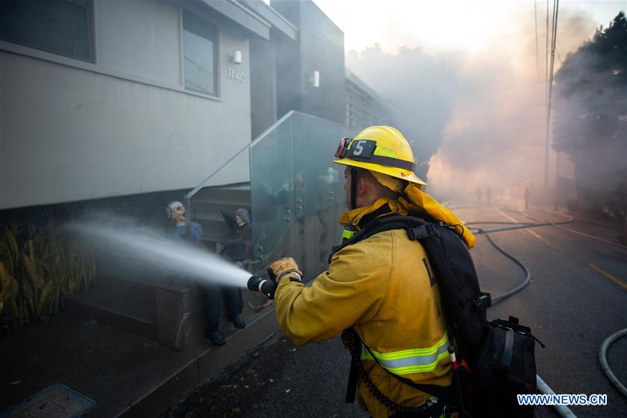 U.S.-LOS ANGELES-FIRE