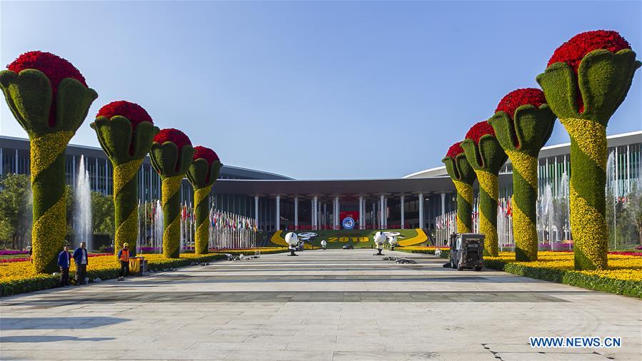 CHINA-SHANGHAI-CIIE-FLOWERS (CN)