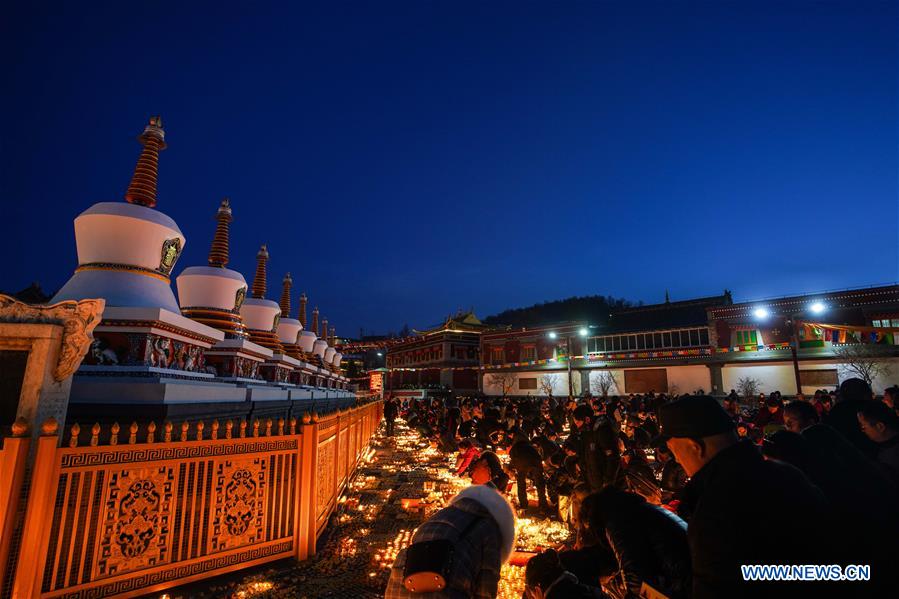 CHINA-QINGHAI-XINING-BUTTER LAMP FESTIVAL (CN)