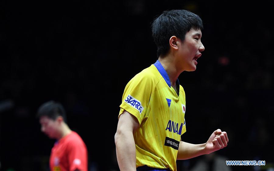 (SP)CHINA-CHENGDU-TABLE TENNIS-ITTF MEN'S WORLD CUP-SEMIFINAL