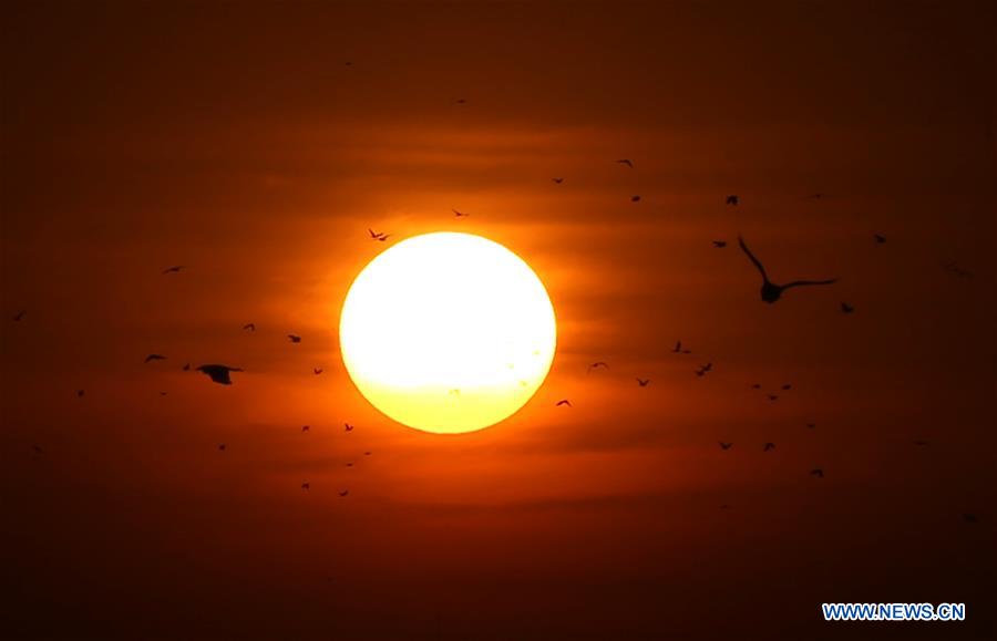 MYANMAR-YANGON-SUNSET-SCENERY