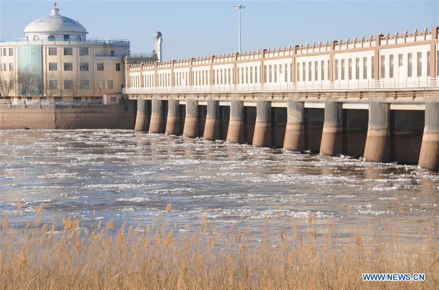 CHINA-INNER MONGOLIA-YELLOW RIVER-ICE FLOW(CN)