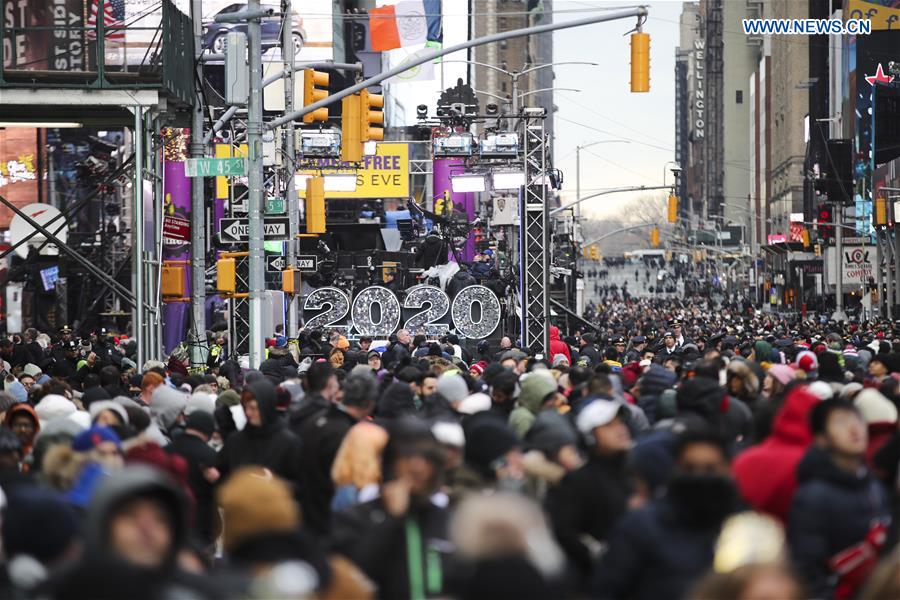 U.S.-NEW YORK-NEW YEAR CELEBRATION