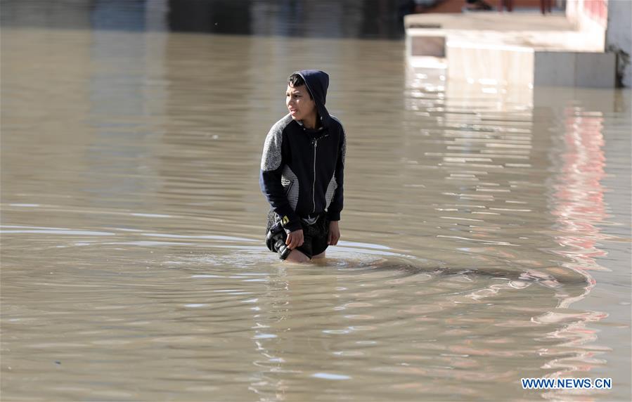 MIDEAST-GAZA-FLOOD