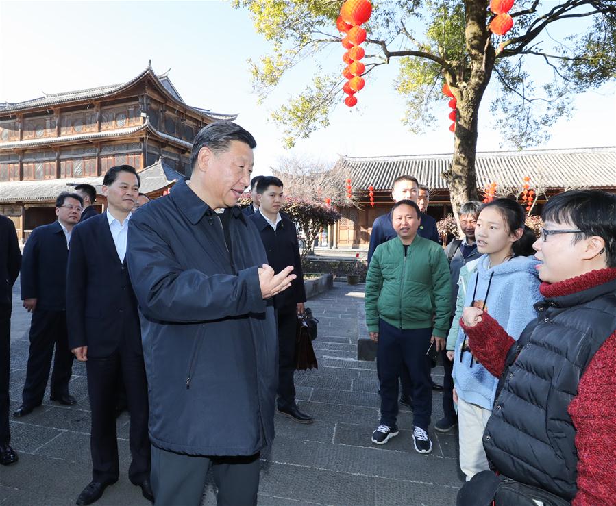 CHINA-YUNNAN-XI JINPING-ANCIENT TOWN-INSPECTION (CN)