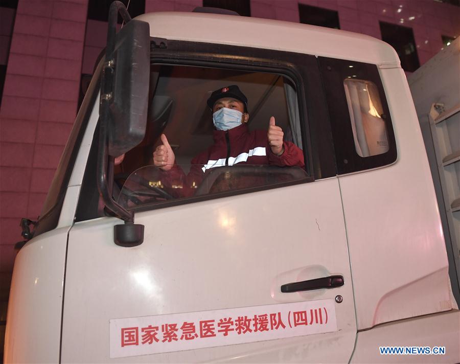 CHINA-SICHUAN-CHENGDU-MEDICAL TEAM-MOBILE HOSPITAL-AID (CN)