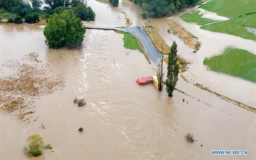 NEW ZEALAND-SOUTH ISLAND-FLOOD