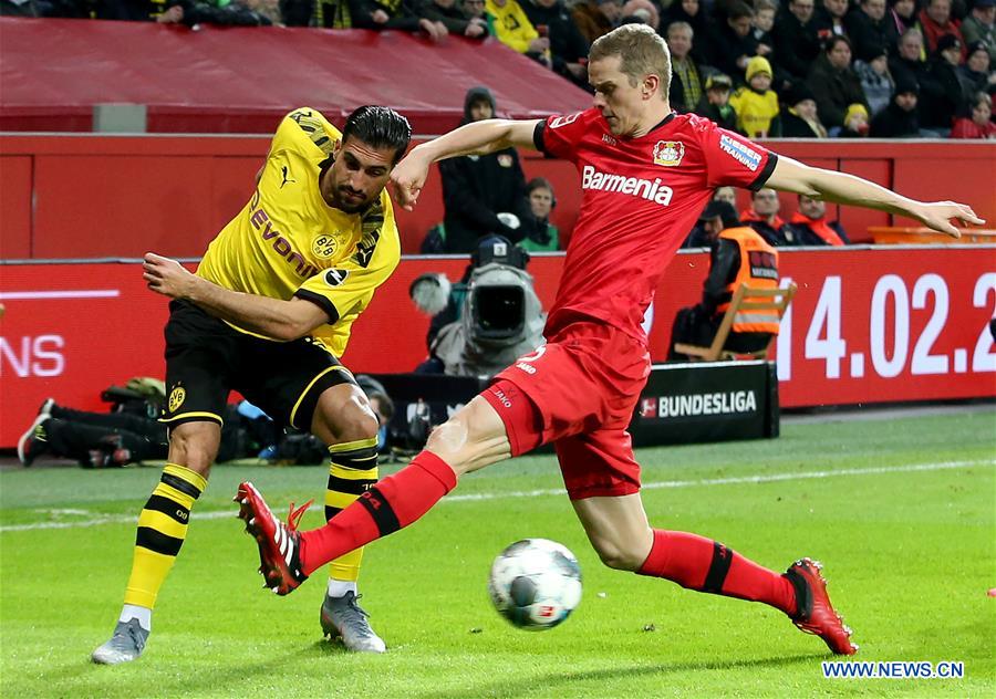 (SP)GERMANY-LEVERKUSEN-FOOTBALL-BUNDESLIGA-DORTMUND VS LEVERKUSEN