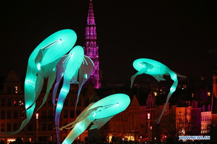 BELGIUM-BRUSSELS-LIGHT FESTIVAL