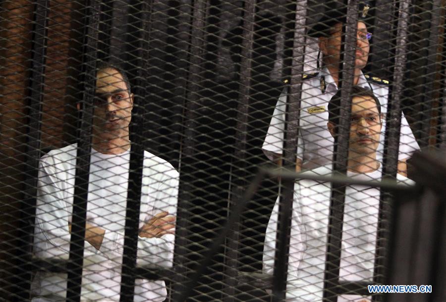 EGYPT-CAIRO-SONS OF EX-PRESIDENT MUBARAK-CORRUPTION CHARGES