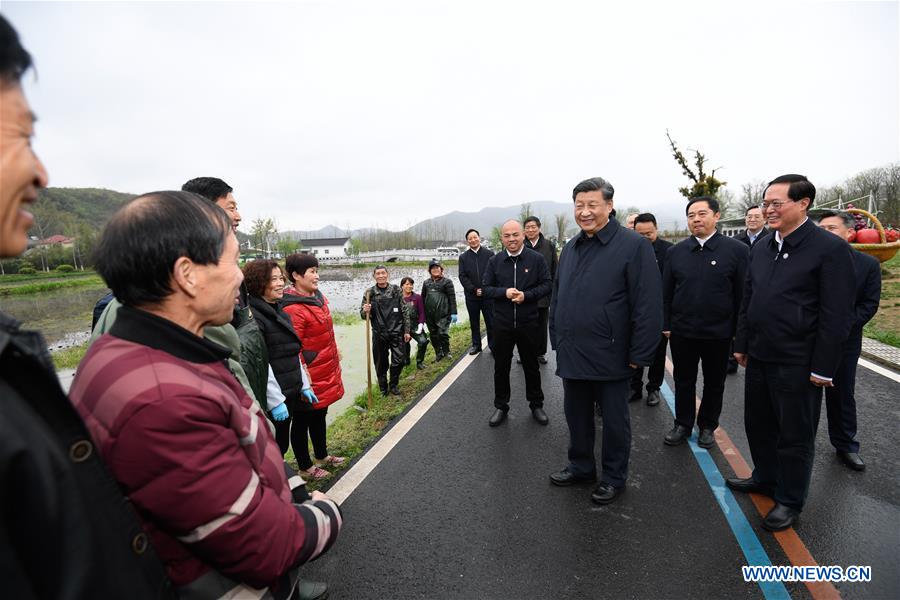 CHINA-ZHEJIANG-ANJI-XI JINPING-INSPECTION (CN)