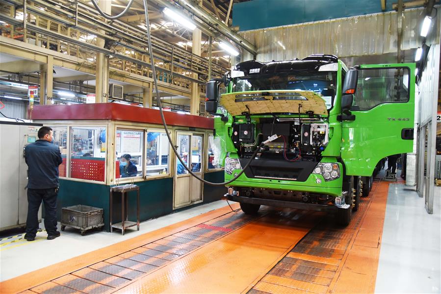 CHINA-SHANDONG-HEAVY-DUTY TRUCKS-PRODUCTION-RESUMPTION(CN)