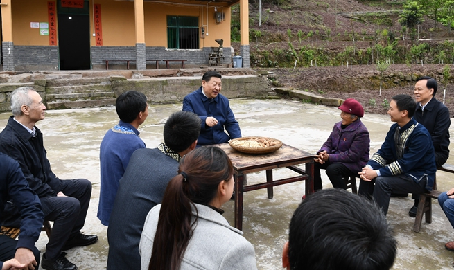 Xi goes to Chongqing on inspection tour