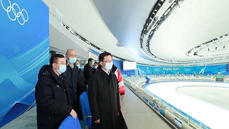 China's Vice Premier calls for efforts to ensure "simple, safe and splendid" Winter Games