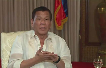 Duterte: Philippines expects to hitchhike onto China's Belt and Road wagon