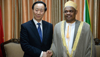 Senior CPC official meets Comoros president in Moroni