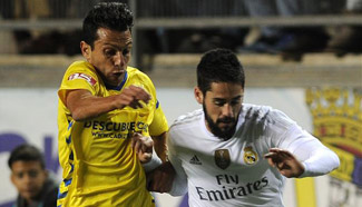 Spanish King's Cup: Real Madrid beats Cadiz 3-1