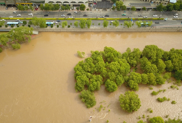 黄河出现2020年第2号洪水