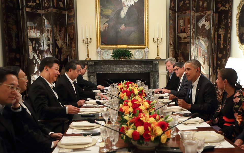 习近平同美国总统奥巴马会晤